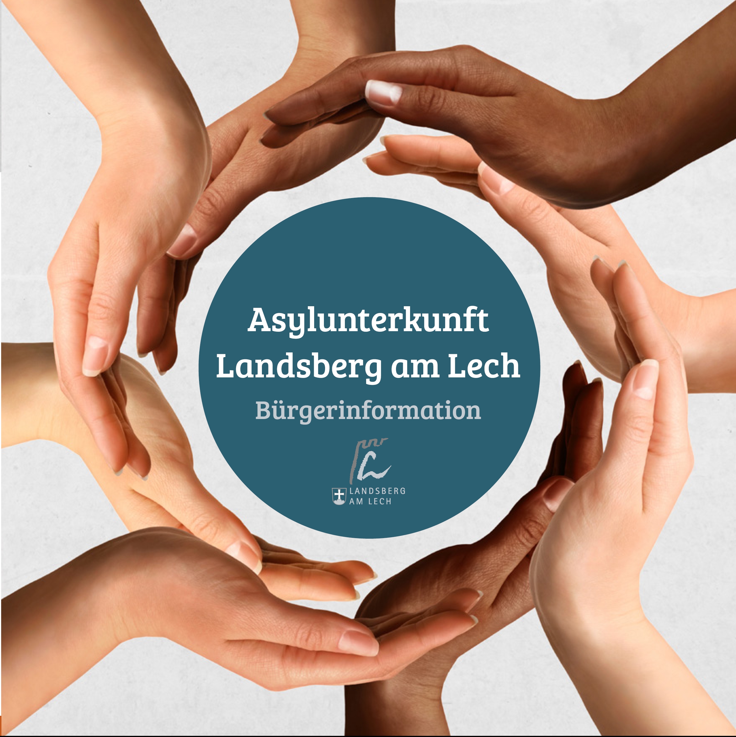 Deckblatt zum Flyer Asylunterkunft in Landsberg am Lech